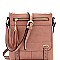 Fashionable Laser-Cut Detail Tassel Pocket Cross Body Messenger MH-BS2397