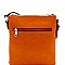 Fashionable Laser-Cut Detail Tassel Pocket Cross Body Messenger MH-BS2397