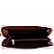 CROCODILE SATCHEL WALLET SET WITH TASSEL