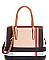 CH-BT2678 ELEGANT ALBA TARTAN 3 IN 1 CHECKERED SATCHEL WITH LONG STRAP