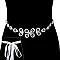 FASHIONABLE RHINESTONE WEDDING SASH TIE BELT SLBTH1894