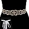 FASHIONABLE RHINESTONE BELT W/ RIBBON BACKING SLBTH2021