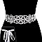 Wedding Tie Rhinestone Sash Belt SLBTM1353