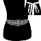 Fashionable Rhinestone Wedding Tie Sash Belt SLBTM1560