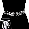 WEDDING SASH RHINESTONE TIE BELT SLBTM1566