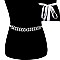 Fashionable Rhinestone Wedding Tie Sash Belt SLBTM1746