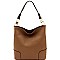 Classic Side Ring Snap Hook Hobo