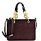 Chain Accent Small Carry Fashion Tote