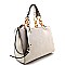 Chain Accent Small Carry Fashion Tote