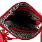 Trendy Tassel Accent Multi-Pocket Cross Body Messenger BW2344