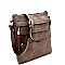 Trendy Tassel Accent Multi-Pocket Cross Body Messenger BW2344