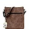 Trendy Tassel Accent Multi-Pocket Cross Body Messenger BW2344