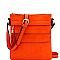 Trendy Tassel Accent Multi-Pocket Cross Body Messenger BW2344