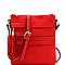 Trendy Tassel Accent Multi-Pocket Cross Body Messenger BW2344