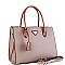 Two-Tone Structured Satchel