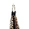 Leopard Print Patent Satchel Wallet Set