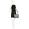 Rhinestone Waterfall Hobo Crossbody Sling