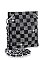 Rhinestone Checkerboard Petite Crossbody