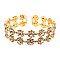 FLOWER BLING RHINESTONE BRACELET