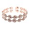 FLOWER BLING RHINESTONE BRACELET
