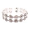 FLOWER BLING RHINESTONE BRACELET