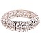 METAL STONE PETAL STRETCH BRACELET