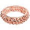 METAL STONE PETAL STRETCH BRACELET