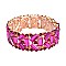 RHINESTONE RECTANGLE DOT BRACELET