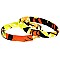 KENTE AFRICAN PRINT BANGLE BRACELET 2PIECES SET