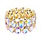 LOVELY GEM BLING CASTING STONE STRETCH BRACELET
