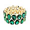 LOVELY GEM BLING CASTING STONE STRETCH BRACELET