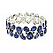 TRENDY GEM BLING CASTING STONE STRETCH BRACELET