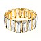 EXQUISITE GEM BLING CASTING STONE STRETCH BRACELET