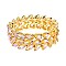 STYLISH GEM BLING CASTING STONE STRETCH BRACELET