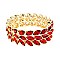 STYLISH GEM BLING CASTING STONE STRETCH BRACELET