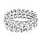 STYLISH GEM BLING CASTING STONE STRETCH BRACELET