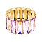 GEM BLING CASTING STONE STRETCH BRACELET