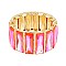 GEM BLING CASTING STONE STRETCH BRACELET