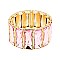 GEM BLING CASTING STONE STRETCH BRACELET
