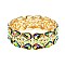 GLAMOROUS GEM BLING CASTING STONE STRETCH BRACELET