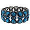 GLAMOROUS GEM BLING CRYSTAL STRETCH BRACELET