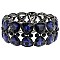 GLAMOROUS GEM BLING CRYSTAL STRETCH BRACELET