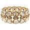 GLAMOROUS GEM BLING CRYSTAL STRETCH BRACELET