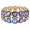 GLAMOROUS GEM BLING CRYSTAL STRETCH BRACELET