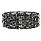 ELEGANT BLING GEMSTONE STRETCH EVENING BRACELET