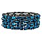 ELEGANT BLING GEMSTONE STRETCH EVENING BRACELET