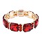 CLASSY SQUARE GEM STONE STRETCH BRACELET