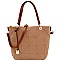 2 WAY GEOMETRICAL PATTERN TOTE