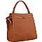 Embossed Faux-Leather 2Way Bag