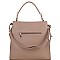 Embossed Faux-Leather 2Way Bag